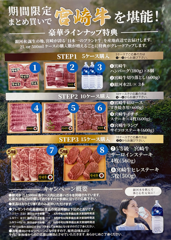 銀河水キャンペーン